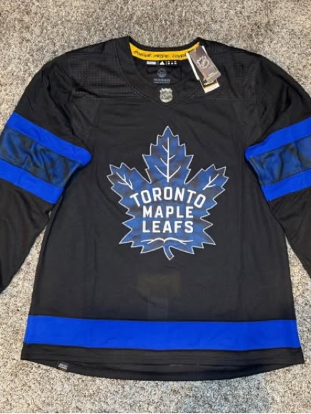 Toronto Maple Leafs Black & Blue NHL Jersey Shirt